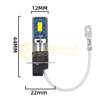 9–24V S-12 H3 CSP 3570 LED Без вентилятора (NO COOLER) 5W 3000LM 6000K