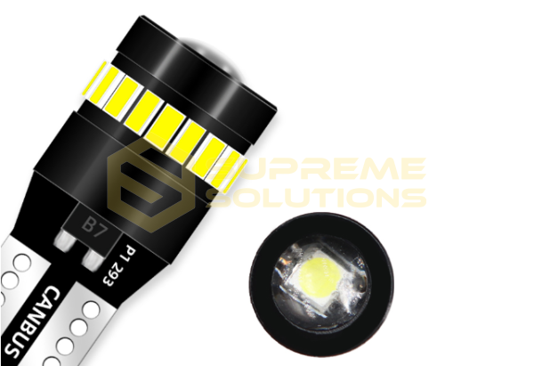 12V-24V T10-3014-18SMD+3030-1SMD CANBUS (аналог лампи W5W) Білий