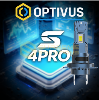 Світлодіодна лампа OPTIVUS S-4 PRO H7 36W 10000LM 6000K