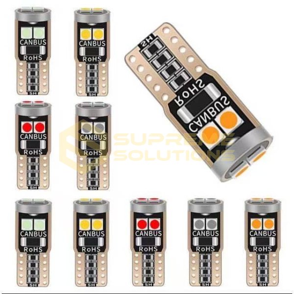 Светодиодная лампа T10 W5W 3030-6SMD CANBUS 12-18V Белая