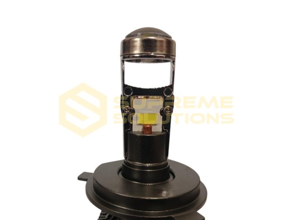 Світлодіодна Mini Bi-LED лінза H4 H/L 60W 5500K 10000LM 9-32V OPTIVUS CANBUS