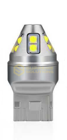 9-80V 7440 W21W 3030-10SMD Samsung CANBUS LED лампа Белая OPTIVUS