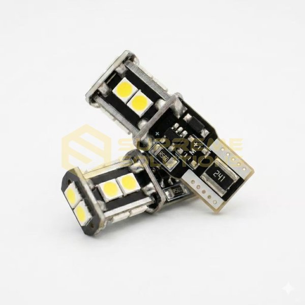 Світлодіодна LED лампа T10 W5W 3030-10SMD 5W SUPER CANBUS Білий OPTIVUS