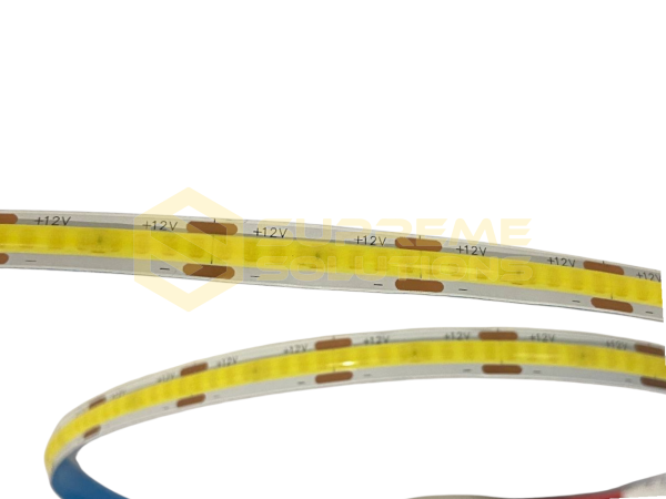 Світлодіодна COB стрічка 24V 5 метрів Біла суцільне світло LED стрічка