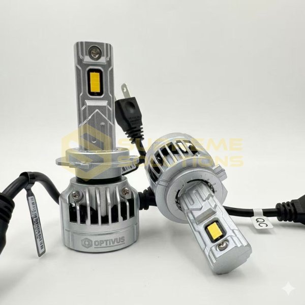 LED лампа OPTIVUS S-2 NEW H7 11-16V 50W 10000LM 4300K CANBUS з охолодженням