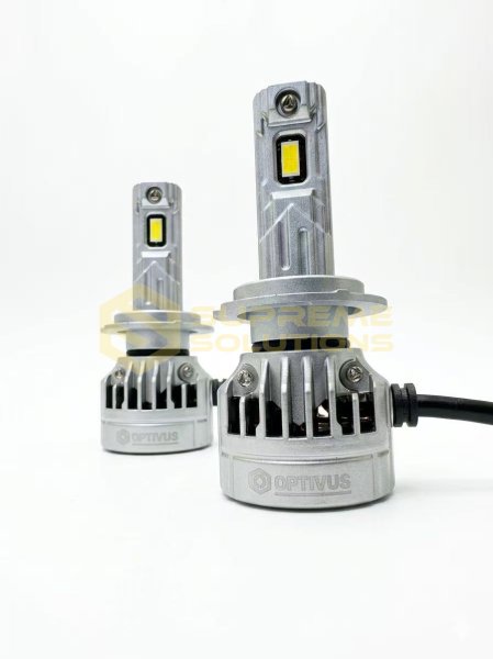 LED лампа OPTIVUS S-2 NEW H7 11–16V 50W 10000LM 6000K CANBUS з охолодженням