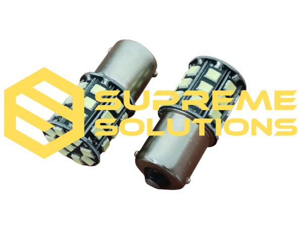 1156-3030-28SMD LED Bulb 12V | Single Contact | White | Supreme Solutions