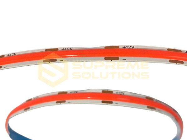 Світлодіодна COB стрічка 24V 5 метрів Червона суцільне світло LED стрічка