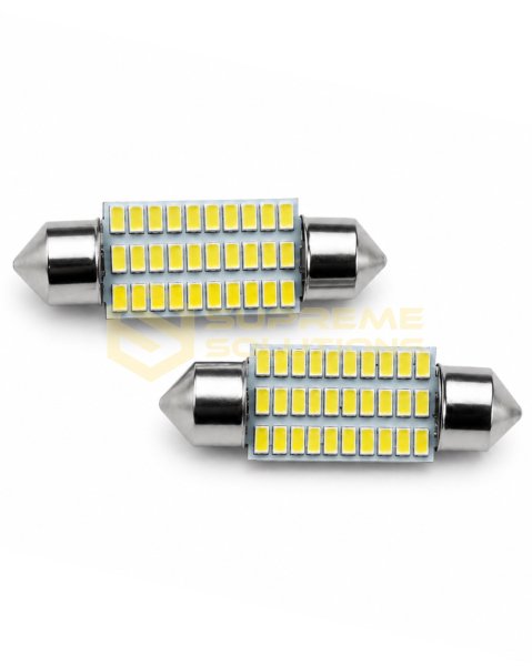 Светодиодная лампа 24V FS-3014-30SMD 36MM (аналог C5W) Белая