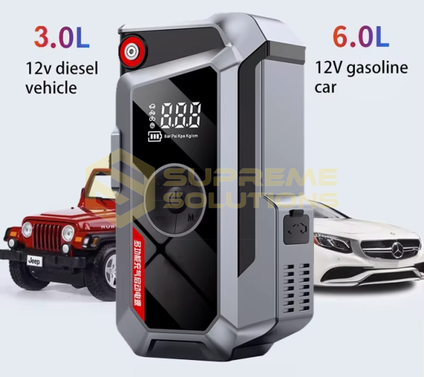 Пуско-зарядний пристрій OPTIVUS TM16K з компресором 250 PSI — автомобільний бустер преміум класу