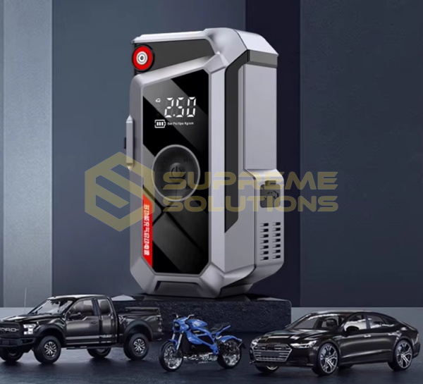 Пуско-зарядний пристрій OPTIVUS TM16K з компресором 250 PSI — автомобільний бустер преміум класу