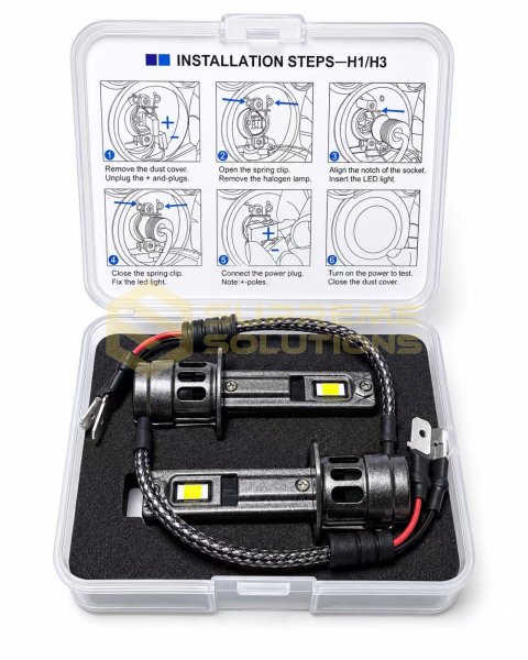 LED-лампа S-4 H1 3570 CSP 9–32V 30W 8000LM 6000K — SUPREME SOLUTIONS