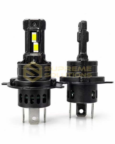 Світлодіодна лампа S-4 H4 3570 CSP 30W 8000LM 6000K 9–32V — штатне рішення з активним охолодженням
