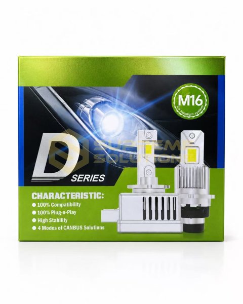 Світлодіодна лампа D4S M16 55W 12000LM CANBUS — 6000K | IP67 | Supreme Solutions