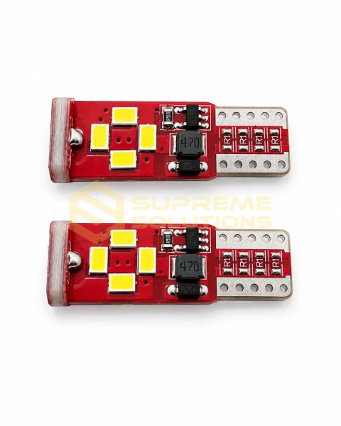 Світлодіодна LED лампа OPTIVUS T10 W5W 12-24V 3020-11SMD CANBUS Білий
