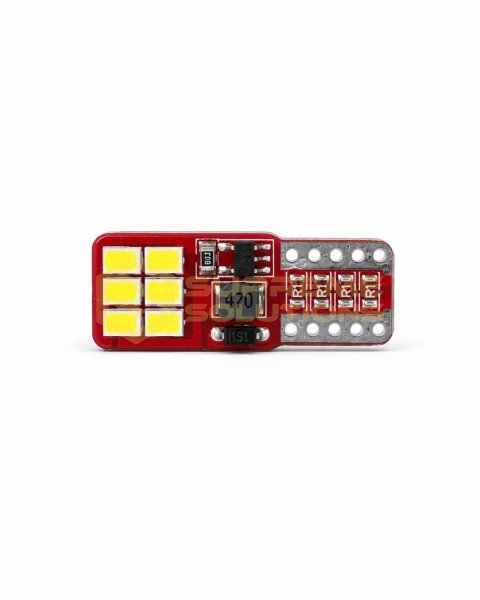 Світлодіодна LED лампа OPTIVUS T10 W5W 12-24V 3020-12SMD CANBUS Білий