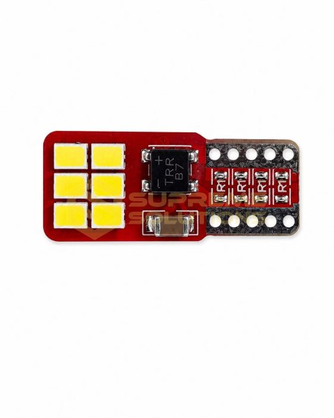 Світлодіодна LED лампа OPTIVUS T10 W5W 12-24V 3020-12SMD CANBUS Білий
