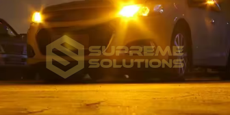 Світлодіодна LED лампа 1156 PY21W BAU15s 3030-44SMD CREE 28W 150° CANBUS Одноконтактна зі зміщеним контактом Жовта OPTIVUS