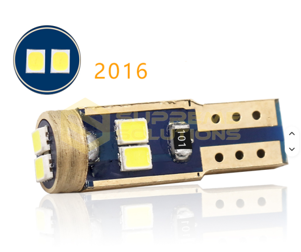 Светодиодная лампа T5-2016-6SMD Philips CANBUS Белая 12V (аналог W1.2W)