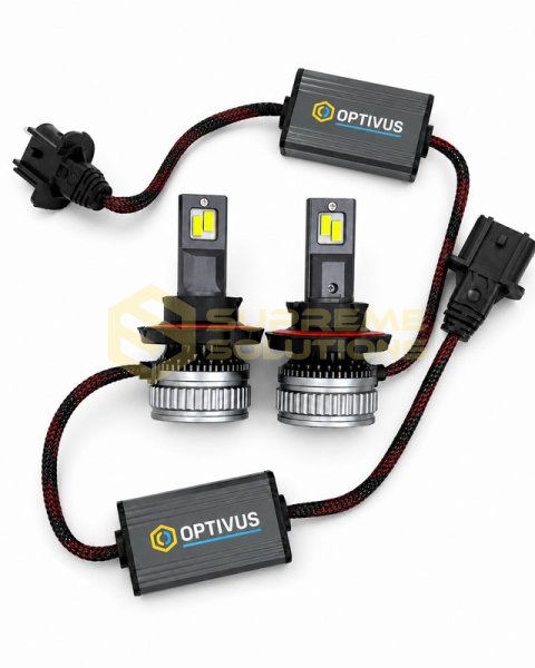 9-20V H13 (9008) LED лампы OPTIVUS 65W 15000Lm 6000K CANBUS CSP