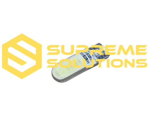 T10-COB RAINBOW SILICONE LED Bulb 12V | White | W5W Replacement | Supreme Solutions