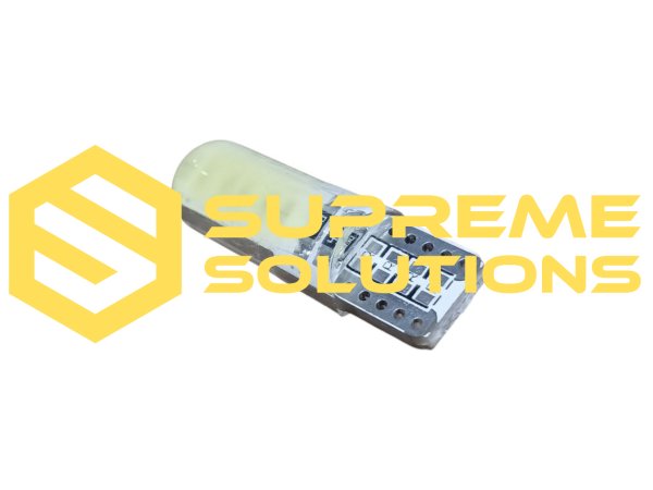 T10-COB RAINBOW SILICONE LED Bulb 12V | White | W5W Replacement | Supreme Solutions
