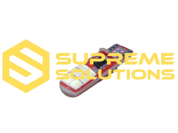 Світлодіодна автолампа T10 3030 12SMD 12–50V CANBUS Nonpolarity Silicone (аналог W5W)