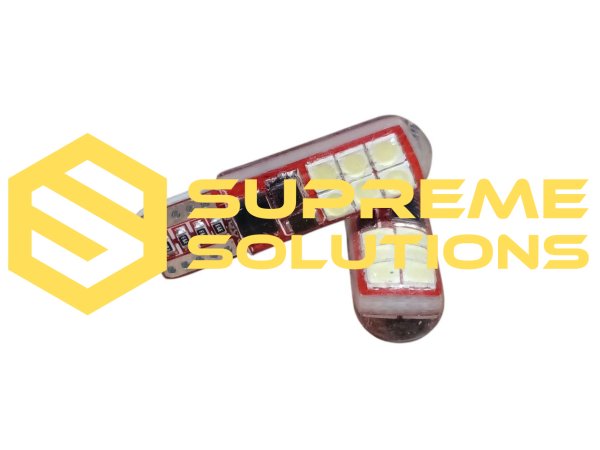 Світлодіодна автолампа T10 3030 12SMD 12–50V CANBUS Nonpolarity Silicone (аналог W5W)