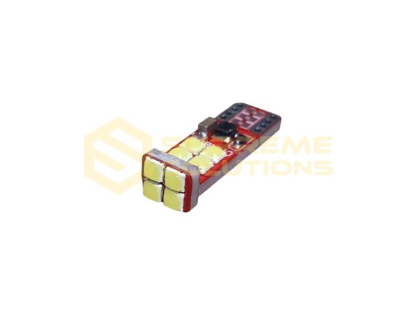 12-24V LED-лампа T10-3030-12SMD CREE CANBUS — максимум потужності в габаритах