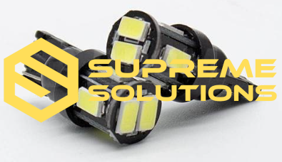 12V LED Car Bulb T10 5630 6SMD (W5W Equivalent)