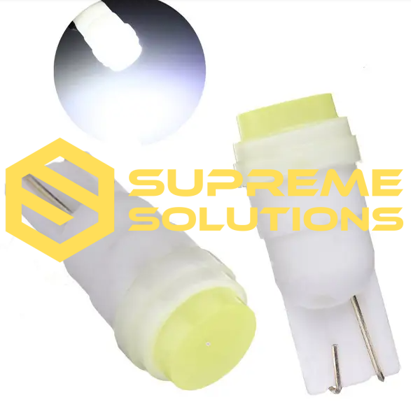 12V LED Car Bulb T10 1SMD 1.5W CERAMIC (W5W Equivalent)
