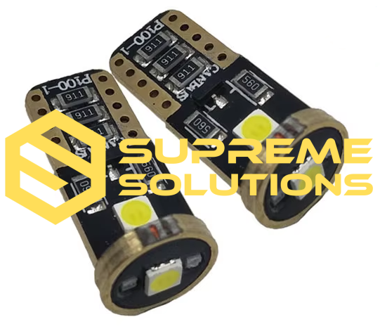 12V Світлодіодна лампа T10-3030-3SMD Samsung драйвер CANBUS (аналог W5W)