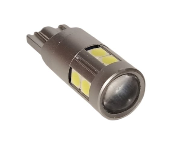 12-24V Premium LED Bulb T10-3030-9SMD with Samsung Driver & CANBUS (W5W Replacement)