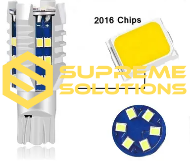 12-24V T15-2016-30SMD with CANBUS Driver — ultra-bright reverse LED