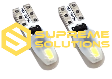 T5-3014-2SMD LED 12V з драйвером – аналог лампи W1.2W-- Зелений