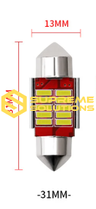 12V FS-4014-10SMD 31MM драйвер CANBUS (аналог лампи C5W) Білий