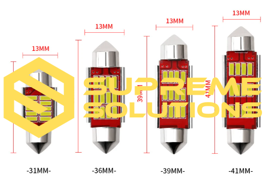 12V FS-4014-10SMD 31MM драйвер CANBUS (аналог лампи C5W) Білий