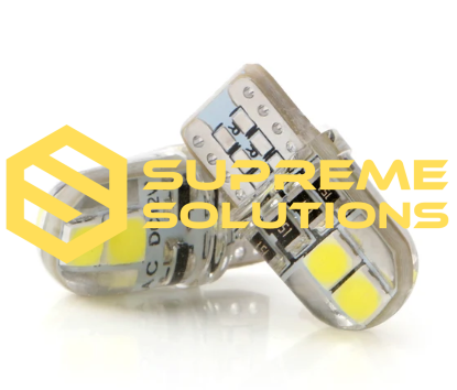 Светодиодная лампа T10-3030-4SMD в силиконовой оболочке — белый свет, 12V