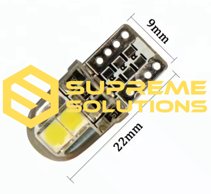 Светодиодная лампа T10-3030-4SMD в силиконовой оболочке — белый свет, 12V