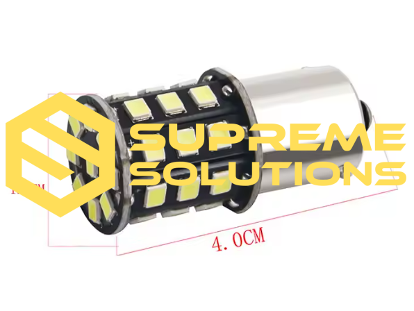 LED Bulb 1157-3030-28SMD 12V BAY15d White – Powerful P21/5W Replacement