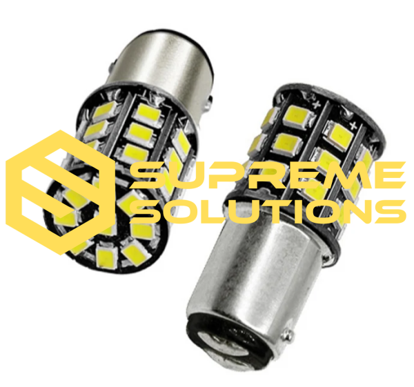 LED Bulb 1157-3030-28SMD 12V BAY15d White – Powerful P21/5W Replacement