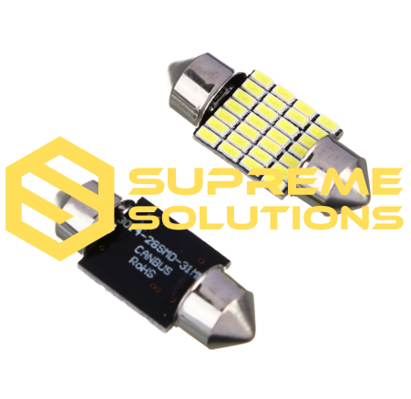 FS-3014-28SMD 31MM 12V – CANBUS LED C5W White