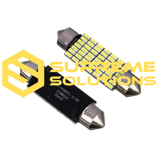 FS-3014-49SMD 41MM 12V – белая светодиодная лампа C5W с CANBUS