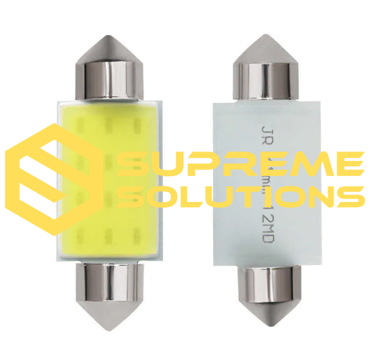 LED Bulb FS COB 12Chips 41mm 12V – C5W Replacement with Clean White COB Light