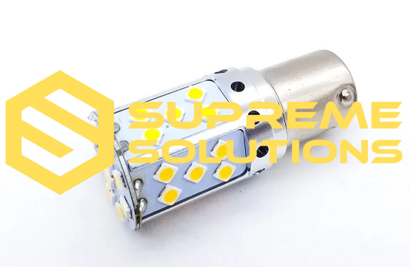 LED Bulb 1156-3030-35SMD 12–24V White BA15s – Powerful P21W Replacement
