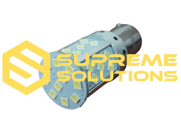 1157-3030-35SMD 12–24V White – Dual-contact LED bulb Samsung CANBUS P21/5W (BAY15d)