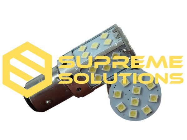 1157-3030-35SMD 12–24V White – Dual-contact LED bulb Samsung CANBUS P21/5W (BAY15d)