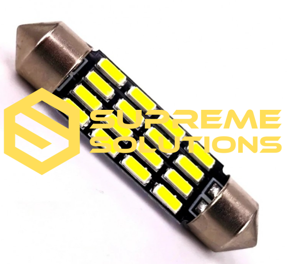 FS-4014-16SMD 41 mm LED Bulb (C5W) — 12V, White 6000K