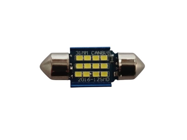9-24V FS-2016-12SMD 31MM Philips драйвер CANBUS (аналог лампи C5W) Білий