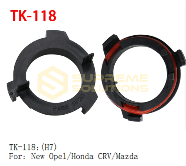 Перехідник TK-118 для LED ламп H7 — Opel, Honda CR-V, Mazda, VW Saveiro